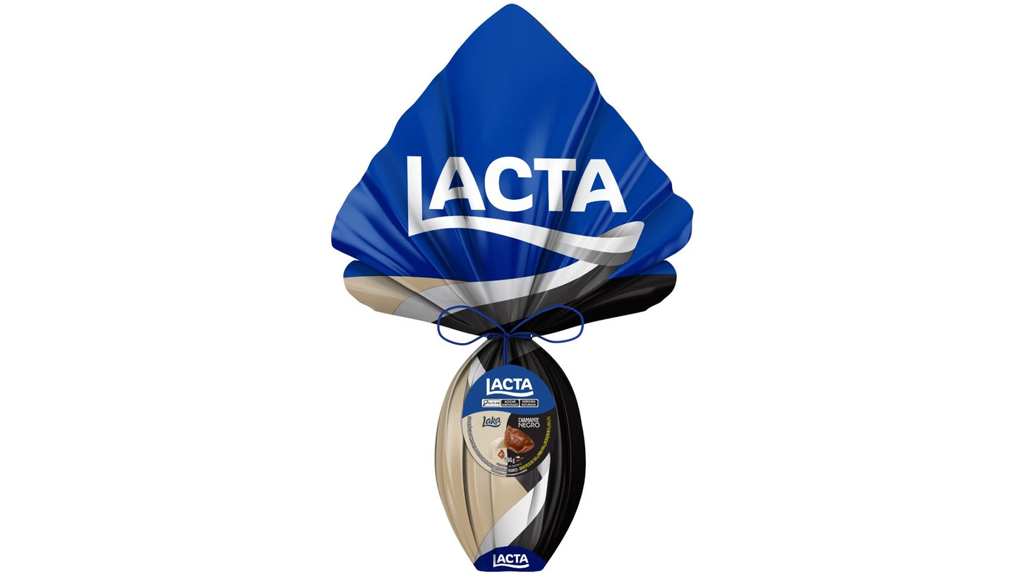 Ovo de Pascoa Lacta Diamante Negro &amp; Laka 500g