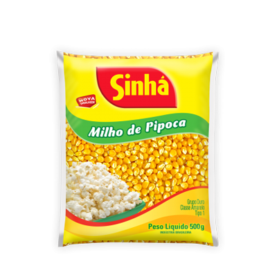 Milho de Pipoca Sinha 500g