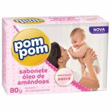 Sabonete Pompom Oleo de Amendoa 80g