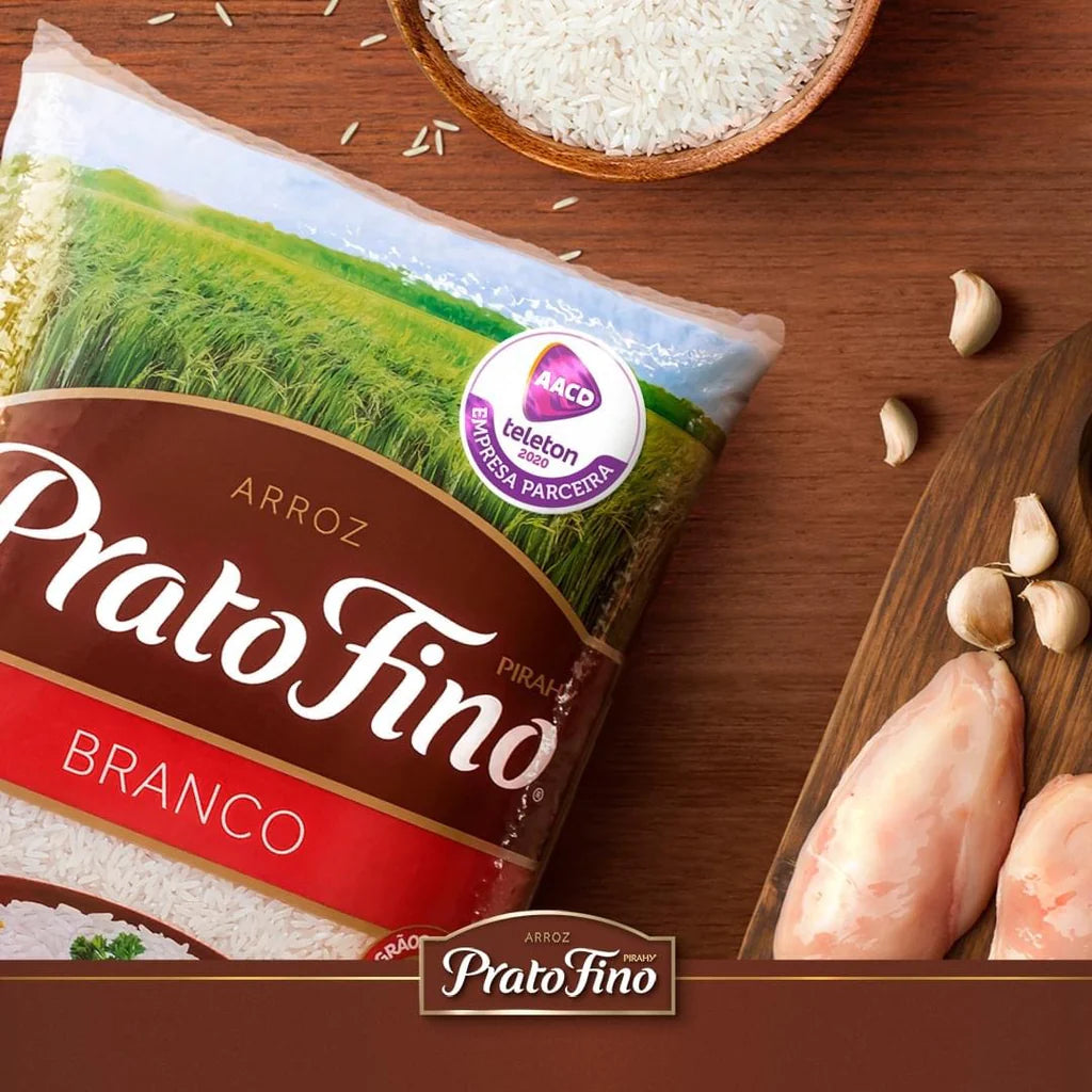 Arroz Branco Prato Fino 10lb 4,5kg