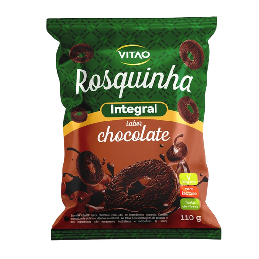 Rosquinha Integral de Chocolate Vitao 110g