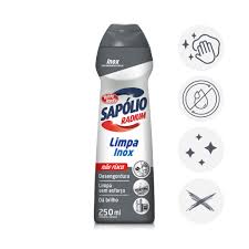 Sapolio rádio - Limpa Inox BomBril 250ml