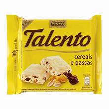 Chocolate Talento Cereais e Passas Garoto 85g