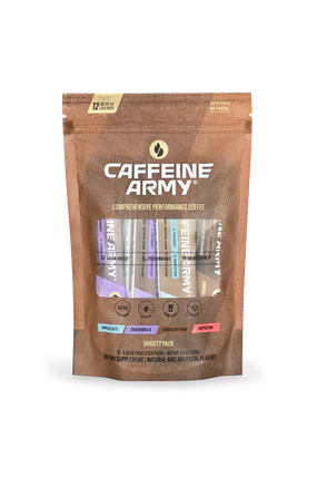 Caffeine Army® (Super Coffee) Variety Pack 12 Stick Packs