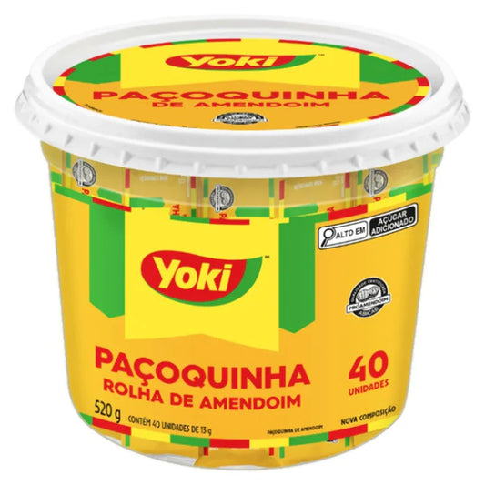 Yoki Pacoquinha Rolha Embalada 520g